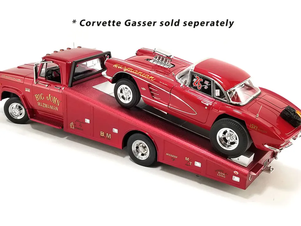 1970 Dodge D 300 Ramp Truck Mazmanian Limited Edition to 400 pieces Worldwide 1/18 Diecast Model Car ACME A1801915