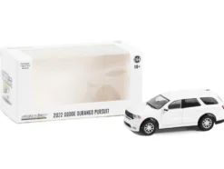 2022 Dodge Durango Pursuit Police Car White Hot Pursuit Hobby Exclusive Series 1/64 Diecast Model Car Greenlight GL43003L