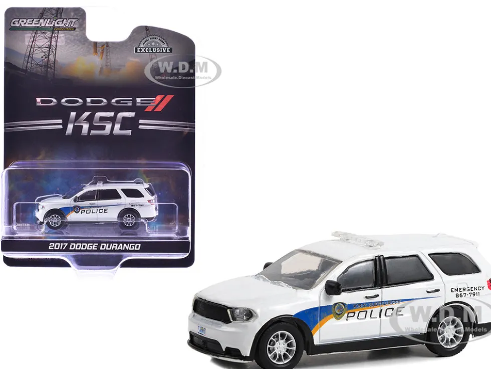 2017 Dodge Durango White "Kennedy Space Center" (KSC) Security Police Traffic Enforcement "Hobby Exclusive" 1/64 Diecast Model Greenlight 30285