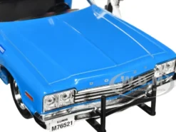 1974 Dodge Monaco Blue and White CPD Chicago Police Department Illinois Hot Pursuit Series 1/24 Diecast Model Car Greenlight 85541