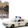 1975 Dodge Monaco Cream Hazzard County Sheriff Hobby Exclusive 1/64 Diecast Model Car Greenlight 30140