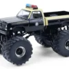 1983 Dodge Ram W350 Monster Truck "Florida Highway Patrol" Black with Cream Top and Stripes "Kings of Crunch - Hot Pursuit" Special Edition 1/64 Diecast Model Car by Greenlight