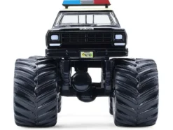 1983 Dodge Ram W350 Monster Truck "Florida Highway Patrol" Black with Cream Top and Stripes "Kings of Crunch - Hot Pursuit" Special Edition 1/64 Diecast Model Car by Greenlight
