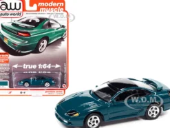 1993 Dodge Stealth R/T Peacock Green Black Top Modern Muscle Limited Edition 14478 pieces Worldwide 1/64 Diecast Model Car Auto World 64332-AWSP082 B