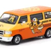 Dodge Van "Ohige no Pon" Orange Two-Tone "Global64" Series 1/64 Diecast Model by Tarmac Works