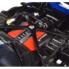 2017 Dodge Viper ACR Competition Blue Black Stripes 1/18 Model Car Autoart 71734