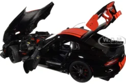 2017 Dodge Viper 1:28 Edition ACR Black Red Stripes 1/18 Model Car Autoart 71732