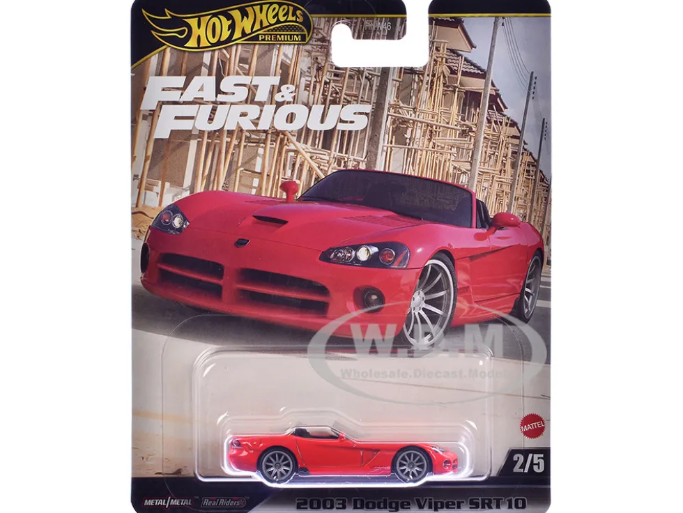 2003 Dodge Viper SRT10 Red "The Fast and the Furious: Tokyo Drift" (2006) Movie "Fast & Furious" Series Diecast Model Car by Hot Wheels