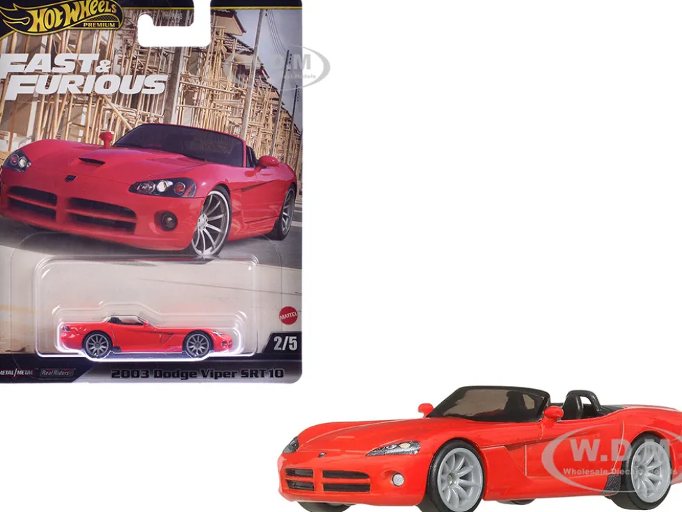 2003 Dodge Viper SRT10 Red "The Fast and the Furious: Tokyo Drift" (2006) Movie "Fast & Furious" Series Diecast Model Car by Hot Wheels