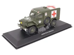 Dodge WC54 Ambulance Olive Drab "United States Army" 1/43 Diecast Model by Militaria Die Cast