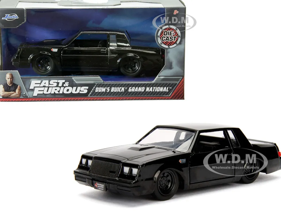 Dom's Buick Grand National Black Fast & Furious Movie 1/32 Diecast Model Car Jada 99523