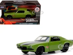 Dom's 1973 Chevrolet Camaro F-Bomb Green Fast & Furious Movie 1/32 Diecast Model Car Jada 99521