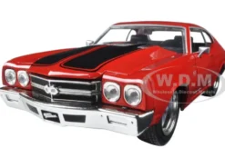 Dom's Chevrolet Chevelle SS Red "Fast & Furious" Movie 1/24 Diecast Model Car Jada 97193