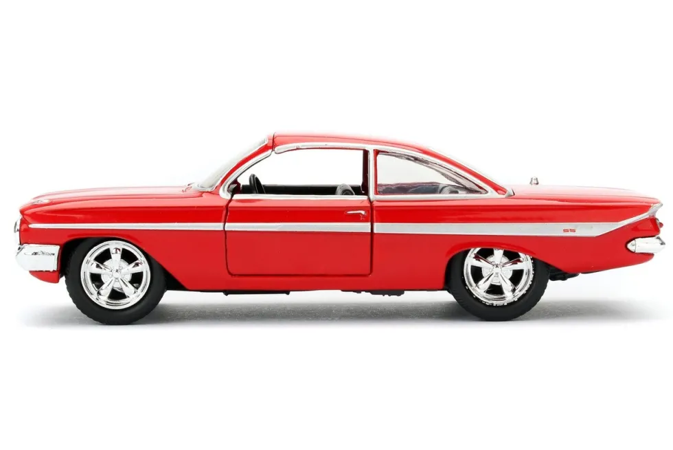 Dom's Chevrolet Impala Red Fast & Furious F8 "The Fate of the Furious" Movie 1/32 Diecast Model Car Jada 98304