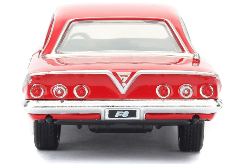 Dom's Chevrolet Impala Red Fast & Furious F8 "The Fate of the Furious" Movie 1/32 Diecast Model Car Jada 98304