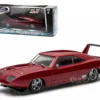 Dom's 1969 Dodge Charger Daytona Maroon "Fast and Furious 6" Movie (2013) 1/43 Diecast Model Car Greenlight 86221