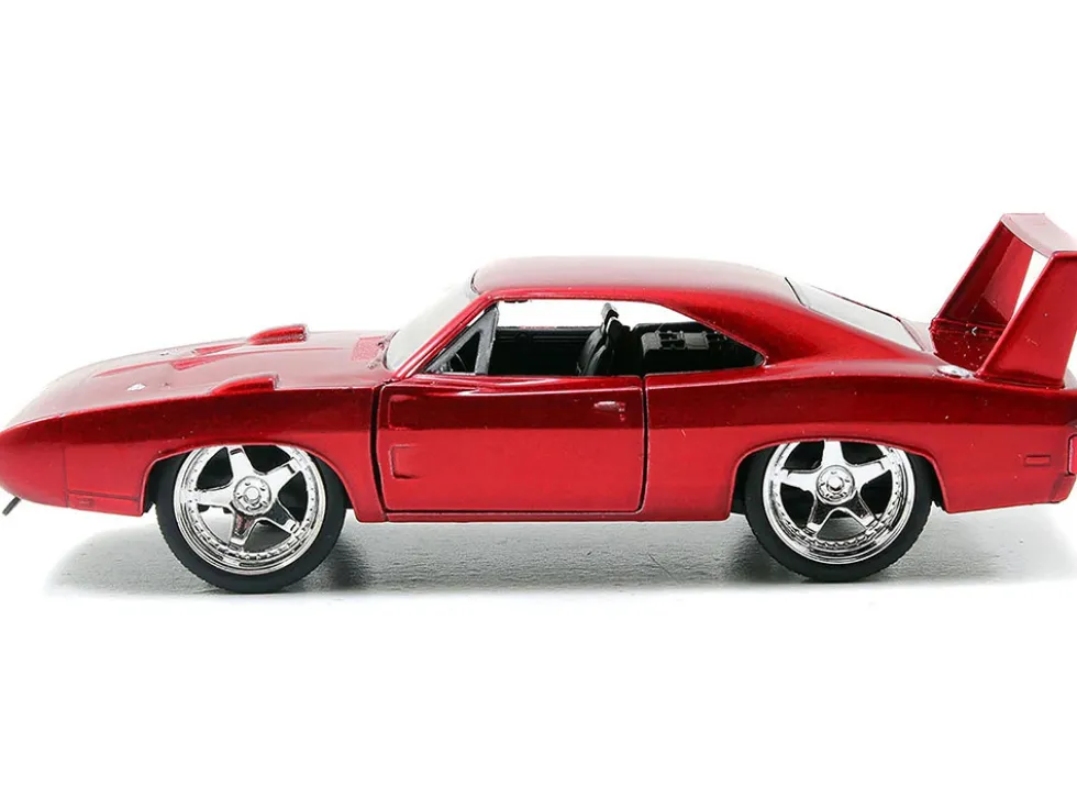 Dom's Dodge Charger Daytona Red Metallic "Fast & Furious 6" (2013) Movie "25 Years of Fast & Furious" Series 1/32 Diecast Model Car by Jada
