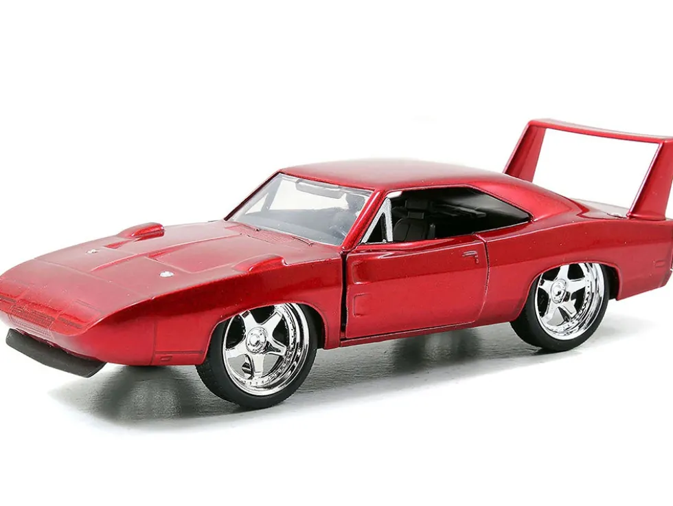 Dom's Dodge Charger Daytona Red Metallic "Fast & Furious 6" (2013) Movie "25 Years of Fast & Furious" Series 1/32 Diecast Model Car by Jada