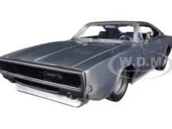 Dom's 1970 Dodge Charger R/T Bare Metal "Fast & Furious 7" Movie 1/24 Diecast Model Car Jada 97336