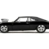 Dom's 1970 Dodge Charger R/T Black and Brian's Toyota Supra Orange with Graphics Set of 2 Cars "Fast & Furious 25th Anniversary" "Fast & Furious" Series 1/24 Diecast Model Cars by Jada