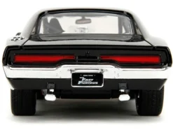 Dom's 1970 Dodge Charger R/T Black and Brian's Toyota Supra Orange with Graphics Set of 2 Cars "Fast & Furious 25th Anniversary" "Fast & Furious" Series 1/24 Diecast Model Cars by Jada