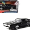 Dom's Dodge Charger R/T Black Fast & Furious 7 2015 Movie 1/32 Diecast Model Car Jada 97042
