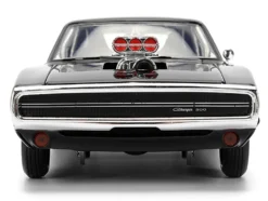 Dom's 1970 Dodge Charger R/T Black "F9" (2021) Movie "Fast & Furious" Series 1/24 Diecast Model Car by Jada