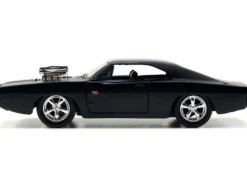 Dom's Dodge Charger R/T Matt Black Fast & Furious Movie 1/32 Diecast Model Car Jada 97214