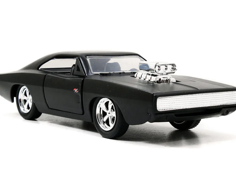 Dom's Dodge Charger R/T Matt Black Fast & Furious Movie 1/32 Diecast Model Car Jada 97214