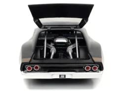 Dom's 1968 Dodge Charger Widebody Matt Black Fast & Furious 9 F9 2021 Movie 1/24 Diecast Model Car Jada 32614