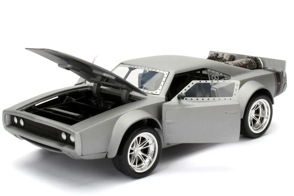 Dom's Ice Charger Fast & Furious F8 "The Fate of the Furious" Movie 1/24 Diecast Model Car Jada 98291