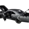 Dom's Plymouth Road Runner Metallic Gray Black Hood Stripe Fast & Furious Movie 1/24 Diecast Model Car Jada 30745