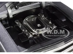 Dom's Plymouth Road Runner Metallic Gray Black Hood Stripe Fast & Furious Movie 1/24 Diecast Model Car Jada 30745