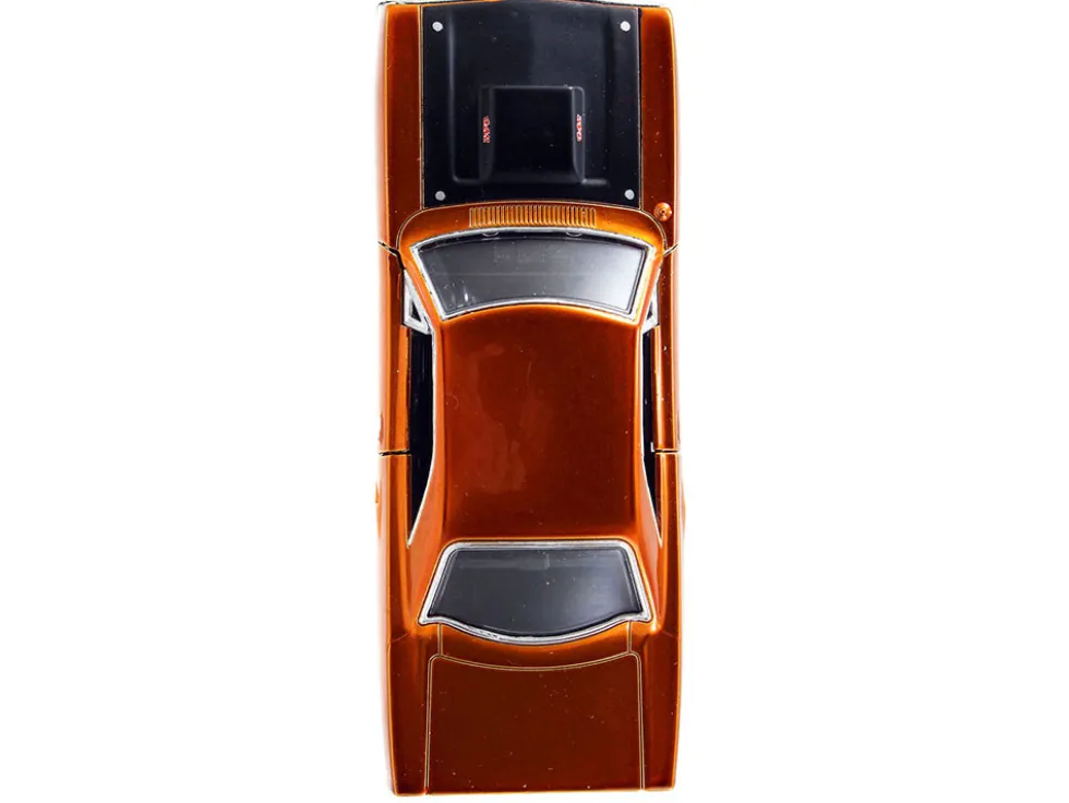 Dom s Plymouth Road Runner Orange Metallic with Matt Black Hood Fast & Furious Series 1/32 Diecast Model Car Jada 97128
