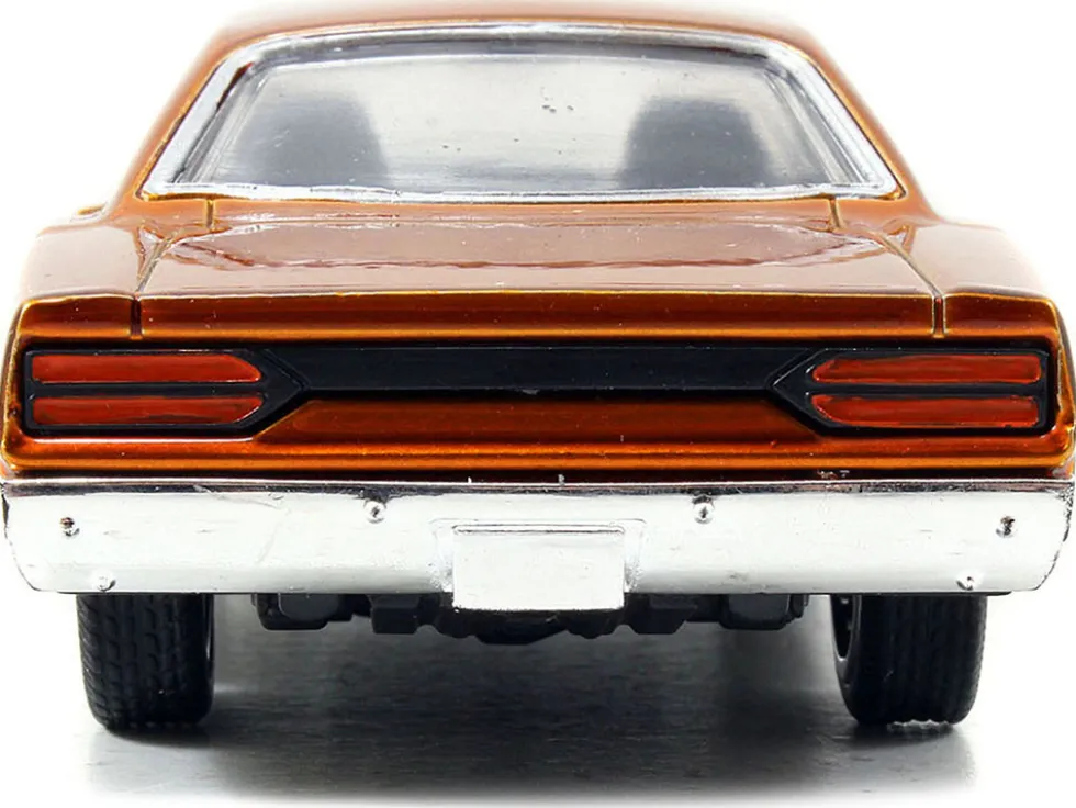 Dom s Plymouth Road Runner Orange Metallic with Matt Black Hood Fast & Furious Series 1/32 Diecast Model Car Jada 97128