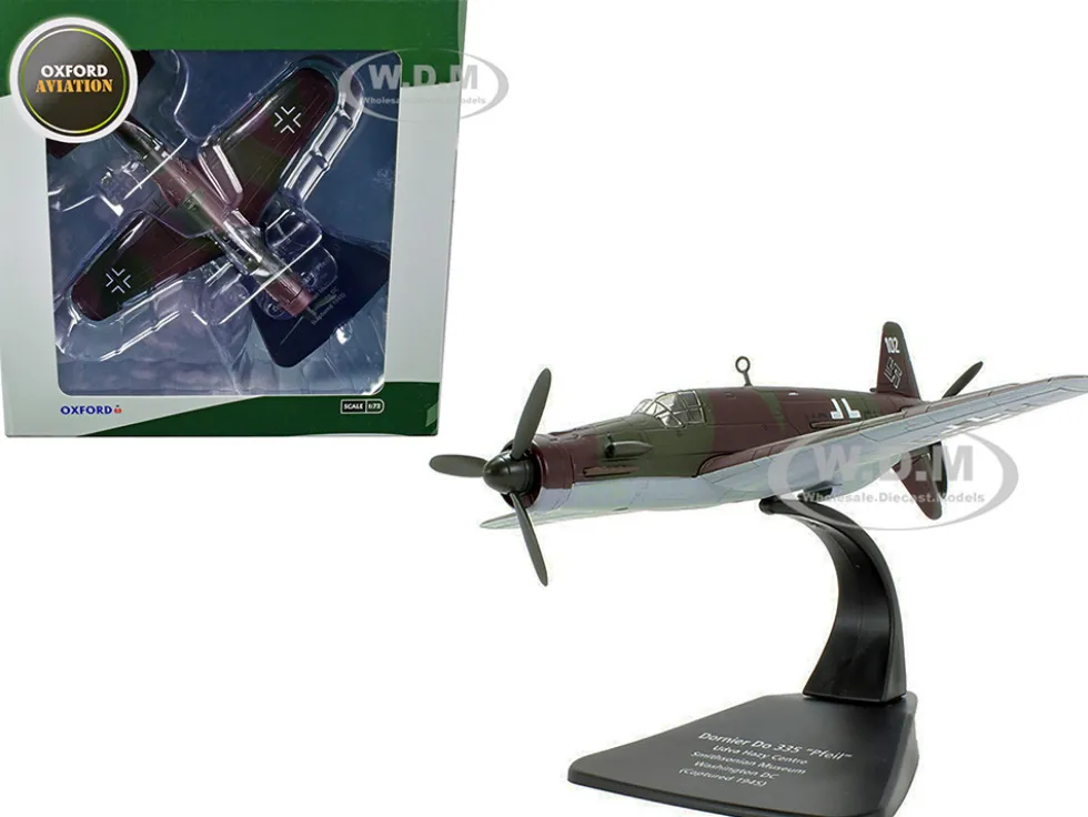 Dornier Do 335 Pfeil Fighter Plane Udva Hazy Centre Smithsonian Museum Washington DC Captured 1945 Oxford Aviation Series 1/72 Diecast Model Airplane Oxford Diecast AC048