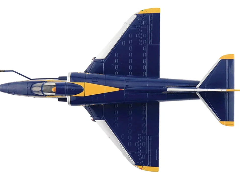 Douglas A-4F Skyhawk Aircraft "Blue Angels, Tokushima Airbase, Dr. Nakanishi, #8" (2008) United States Navy "Air Power Series" 1/72 Diecast Model by Hobby Master