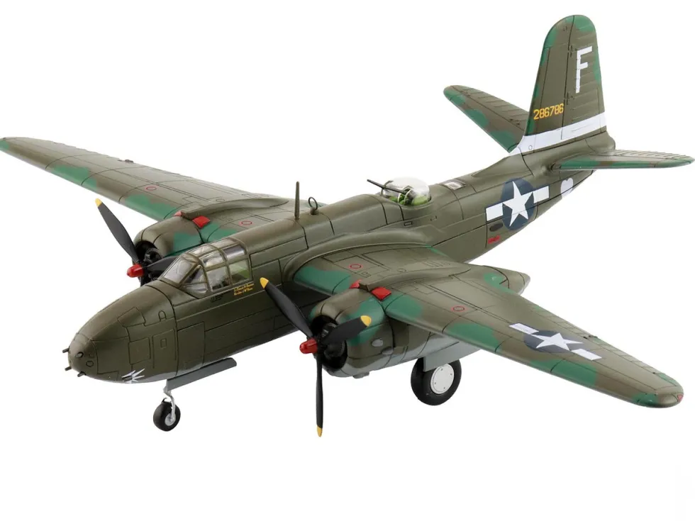 Douglas A-20G Havoc Aircraft "42-86786, Hell'N Pelican II, 388th Bomb Squadron, Gusap Airfield" (1944) United States Army Air Forces "Air Power Series" 1/72 Diecast Model by Hobby Master