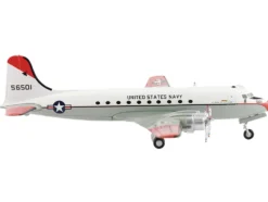 Douglas C-54Q Skymaster Transport Aircraft "US Navy Test Pilot School" (1973) United States Navy "Airliner Series" 1/200 Diecast Model by Hobby Master