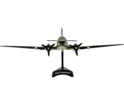 Douglas C 47 Skytrain Transport Aircraft Tico Belle 82nd Airborne Division D Day 1945 United States Army Air Forces 1/144 Diecast Model Airplane Postage Stamp PS5558-3