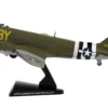 Douglas C 47 Skytrain Transport Aircraft Stoy Hora 440th Troop Carrier Group DDay 1945 United States Army Air Forces 1/144 Diecast Model Airplane Postage Stamp PS5558-2