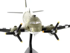 Douglas C 47 Skytrain Transport Aircraft Stoy Hora 440th Troop Carrier Group DDay 1945 United States Army Air Forces 1/144 Diecast Model Airplane Postage Stamp PS5558-2