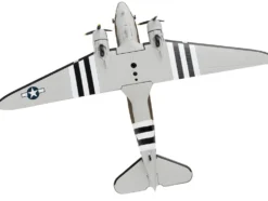 Douglas C 47 Skytrain Transport Aircraft Stoy Hora 440th Troop Carrier Group DDay 1945 United States Army Air Forces 1/144 Diecast Model Airplane Postage Stamp PS5558-2