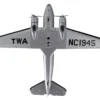 Douglas DC 3 Passenger Aircraft Trans World Airlines Victory is in the Air 1/144 Diecast Model Airplane Postage Stamp PS5559-4