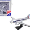 Douglas DC 3 Passenger Aircraft Eastern Airlines 1/144 Diecast Model Airplane Postage Stamp PS5559-3