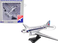 Douglas DC 3 Passenger Aircraft Eastern Airlines 1/144 Diecast Model Airplane Postage Stamp PS5559-3