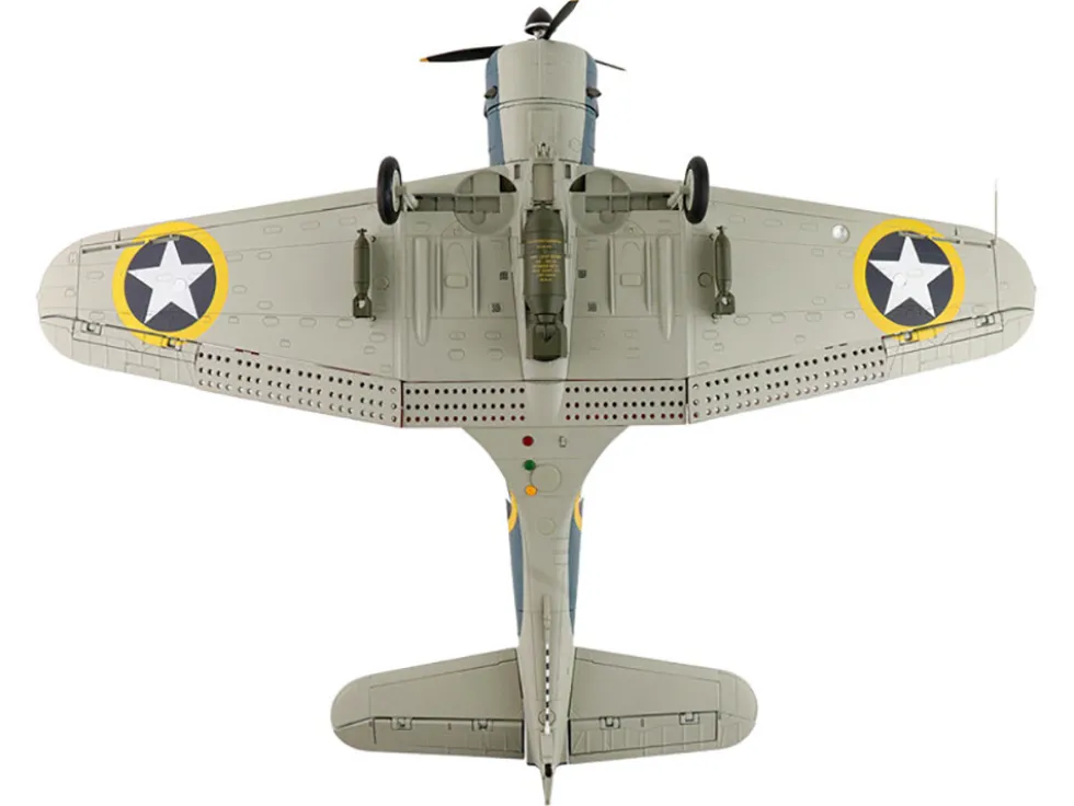 Douglas SBD-3 Dauntless Aircraft "06624, 41-S-13, Operation Torch, VS-41, USS Ranger" (1942) United States Navy "Premium Collection" 1/32 Diecast Model by Hobby Master