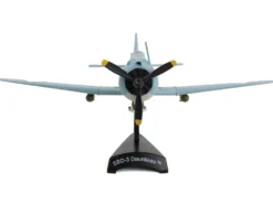 Douglas SBD 3 Dauntless Aircraft 4 1S 13 United States Navy 1/87 Diecast Model Airplane Postage Stamp PS5563-1