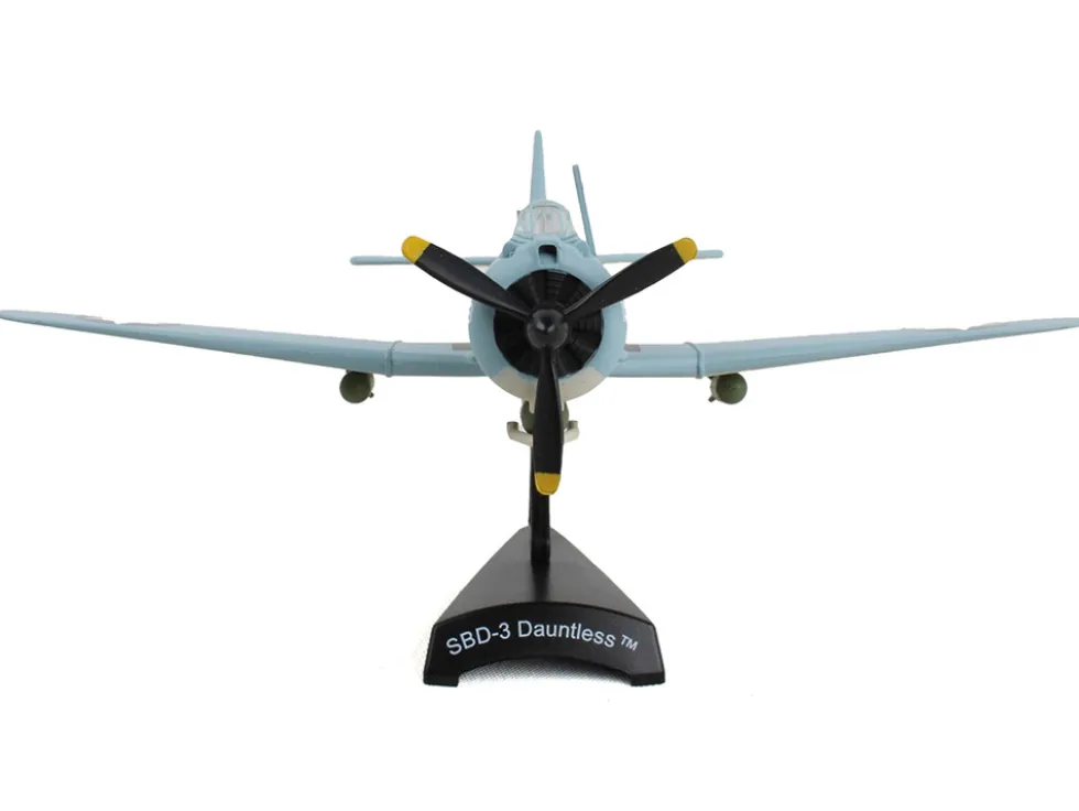 Douglas SBD 3 Dauntless Aircraft 4 1S 13 United States Navy 1/87 Diecast Model Airplane Postage Stamp PS5563-1