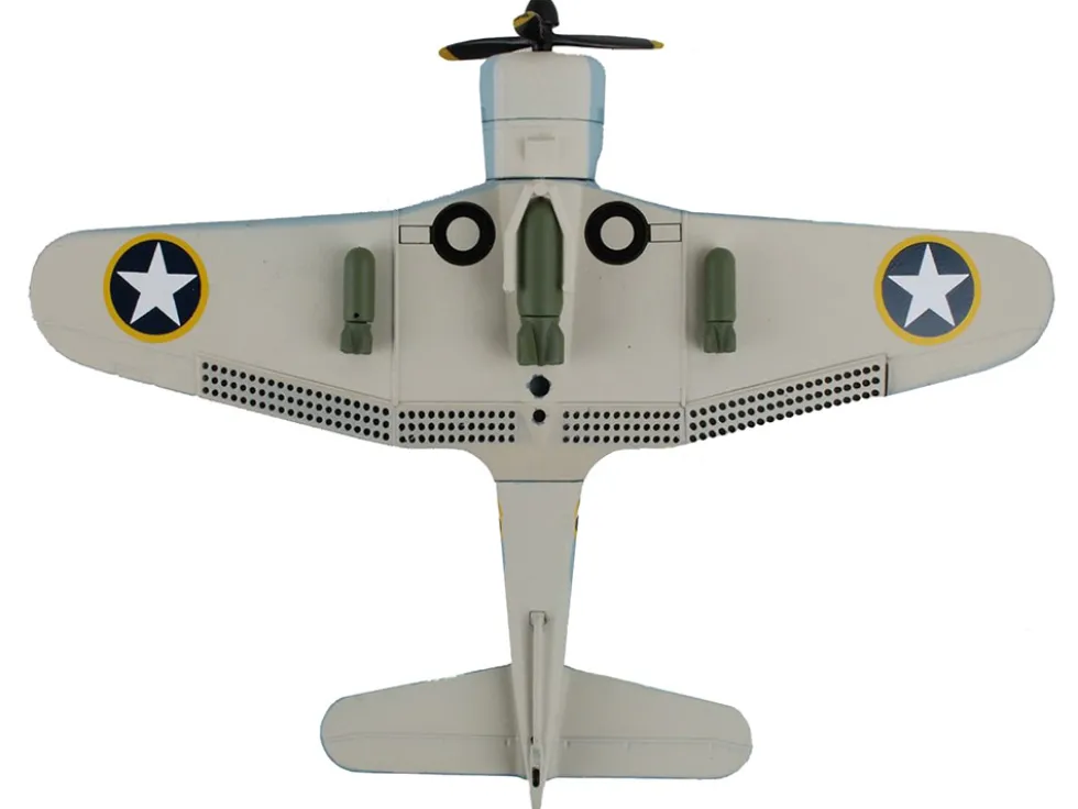 Douglas SBD 3 Dauntless Aircraft 4 1S 13 United States Navy 1/87 Diecast Model Airplane Postage Stamp PS5563-1
